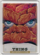 2024 Upper Deck SkyBox Marvel Masterpieces ’92 Platinum Plexi THING #91 UD 1:36