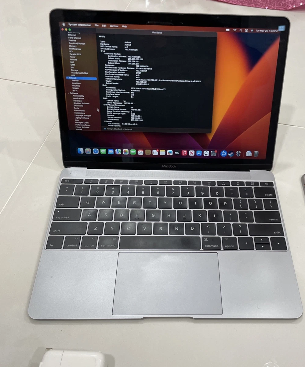 Preços baixos em Notebooks Apple MacBook de 12 polegadas 2017 | eBay