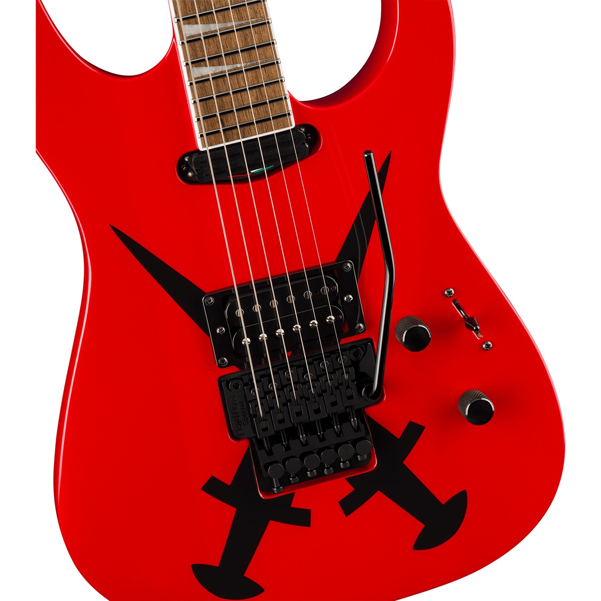 Jackson X Series Soloist SL1A DX Electric Guitar, Red Cross