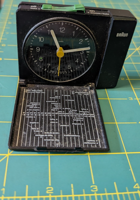 BRAUN AG Alarm Clock Type 4 759 AB 312 sl Germany: Please See