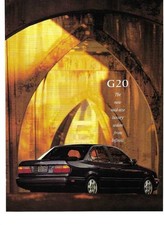 1991 Infiniti G20 2-Page Car Magazine Ad, Framable Wall Art, Vintage 1990s