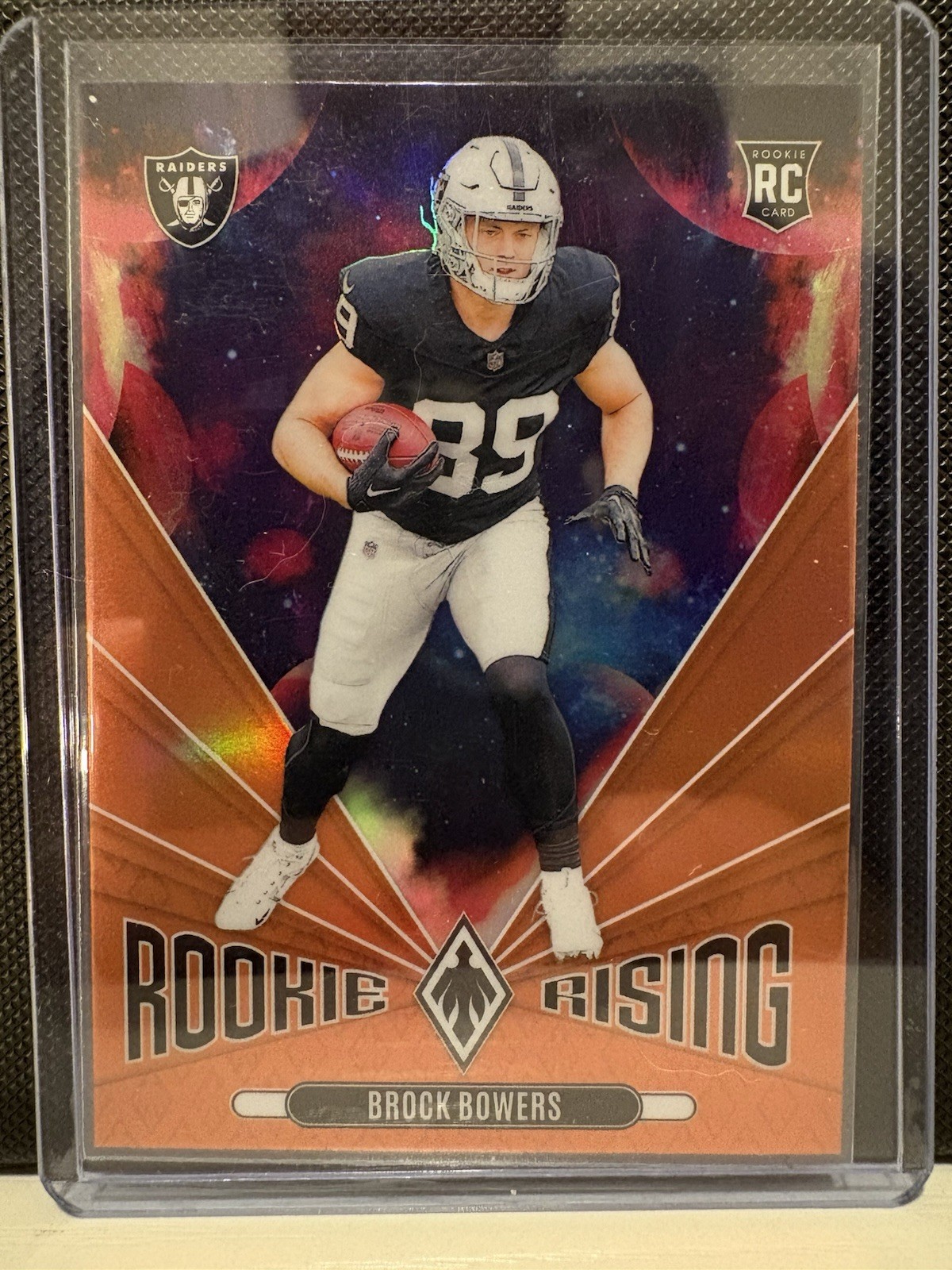 2024 Panini Phoenix - Rookie Rising Brock Bowers #RR-BBS Orange (RC)