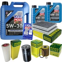 Inspektionskit Filter Liqui Moly ÖL 7L 5W-30 FüR Bmw 5Er Touring E39 530D