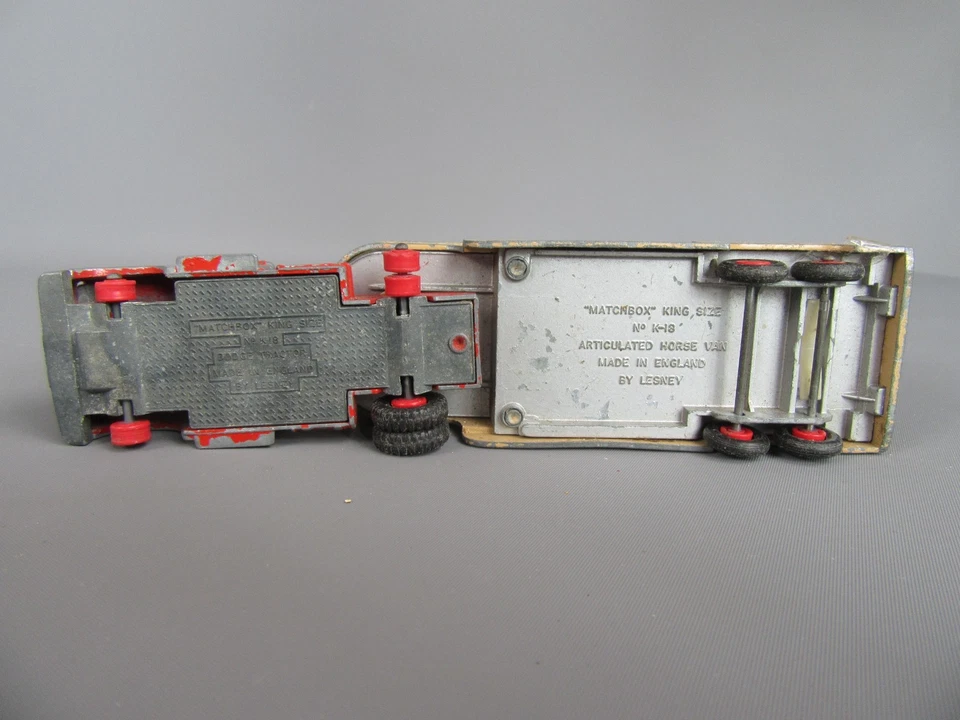 C496 Vintage Matchbox K18 UK Dodge Trattore Dettagliato Si Tiene IN Piedi Van Re - Immagine 3 di 4