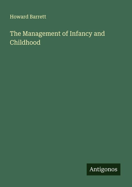 The Management Of Infancy And Childhood Howard Barrett Taschenbuch Englisch 2025-image