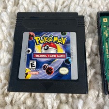 Pokemon Trading Card Game TCG (Nintendo GameBoy Color, 1998) GBC New Battery