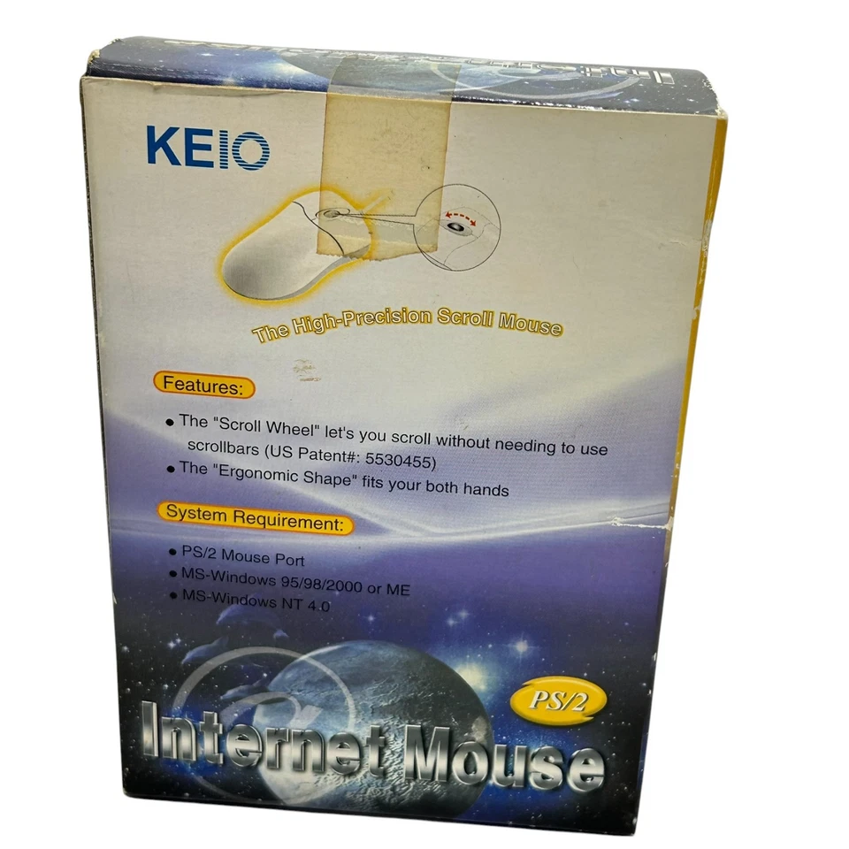 Keio PS/2 High-Precision Internet Mouse Supports Windows 95/98/2000/ME NT4.0 - Image 4 of 4