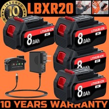 20V MAX Lithium-ion Battery for Black and Decker 20 Volt 8.0Ah LBXR20 LBX20 NEW
