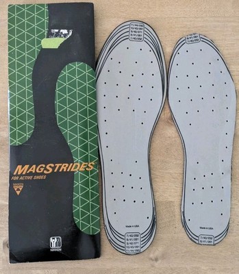 Nikken Magstrides For Active Shoes Magnetic Insoles 2025 Medium - CUT At Size 9