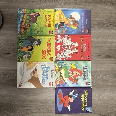 Vintage Lot of 7 x Disneys Wonderful World of Reading Children's Books
