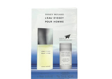 Issey Miyake L'eau D'issey Cologne Gift Set for Men 2PC , 2.5 oz EDT  2.6 oz