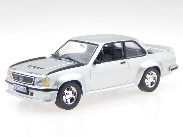 Opel Ascona B400I Silber Chuck Jordan Modellauto In Vitrine 1:43-image
