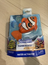 SwimWays Rainbow Reef Fish “Swim Shady” Floating Bath Pool Toy NEW