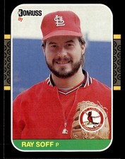 1987 Donruss Ray Soff Rookie St. Louis Cardinals #631