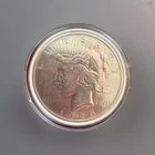 1925-Silver Peace Dollar  90% Silver  Circulated Philadelphia Mint Extra Fine.