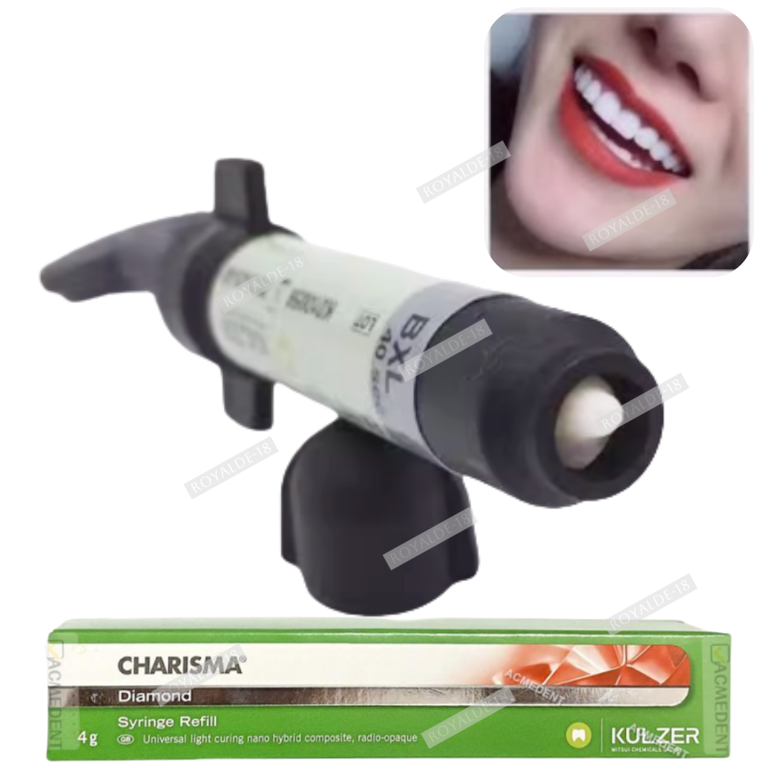 Ultra Cosenza Resina Composita Dentale BL BXL OB - Marca Kulzer Carisma, Colore Diamante Opale Bianco, Per Cure Con Luce Resina CARISMA Per Ortodonzia