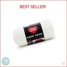 RED HEART Super Saver Yarn, Soft White