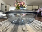 Fire King Philbe Sapphire Blue 2qt Round Casserole Dish & Cover Anchor Hocking