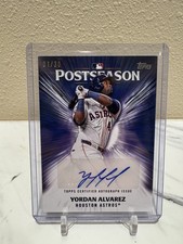 2025 Topps Series 2 Yordan Alvarez Postseason Performance Auto /30 Astros