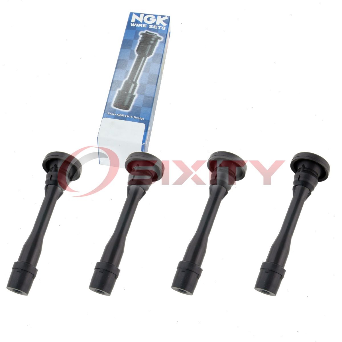 4 pc NGK 58917 CPB-CR003 Ignition Coil Boots for SPP55E SPP55 SPB119 727432 sc
