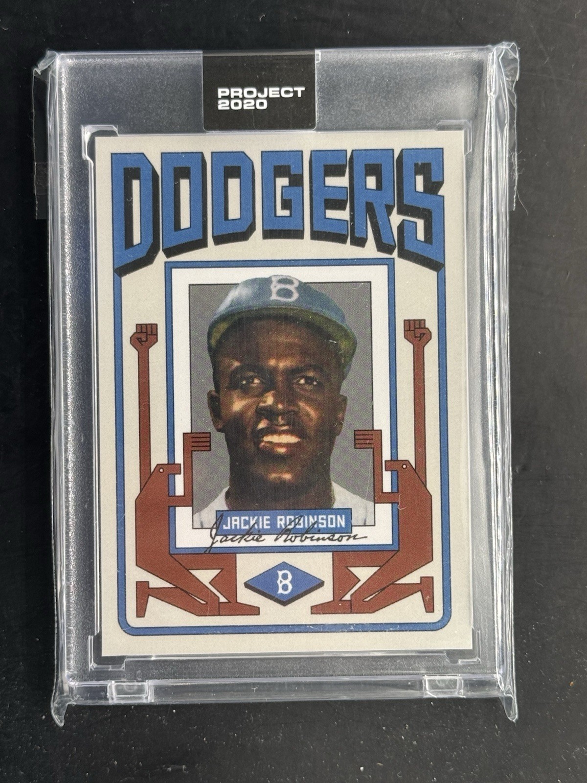 Jackie Robinson Topps Project 2020 Card #210 by Grotesk Print Run of 3415