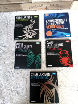 Hörbuch Sammlung  Paket  5x  LAGERCRANTZ   mp3  VERDERBEN usw LARSSON , Smirnoff