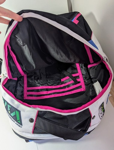 Blizzard Overwatch Bioworld D.Va 3D Cosplay Backpack Authentic 2017 Gamer - Picture 9 of 10