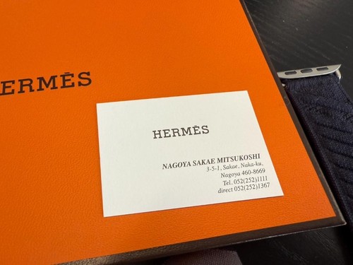 Hermès Apple Watch 49mm Case Blue Nuit Unisex Smartwatch Premium Design - 第 4/9 張圖片