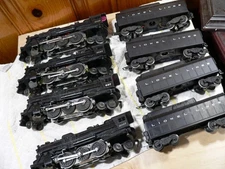 4 LIONEL  2037/637 Postwar Diecast 2-6-4  Engine with 6026W Whistling Tender