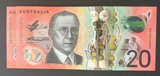 AUSTRALIAN: 2019 $20 NOTES 2x IDENTICAL NUMBERS CJ/DB 190952010 #LF19/62