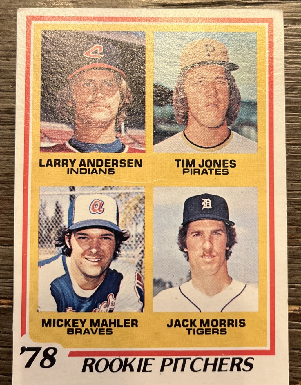 1978 Topps Jack Morris #703 Rookie Baseball Card. Excellent 