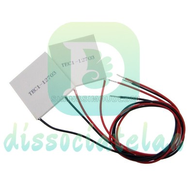 TEC1-12703 Heatsink Thermoelectric Cooler Cooling Peltier Plate Module 30x30mm