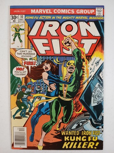 Iron Fist #10 NM- 9.2 (Marvel 1976) John Byrne Art - Picture 1 of 8