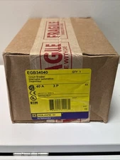 Square D EGB34040 Circuit Breaker 40 Amp 3 Pole 480Y/277V