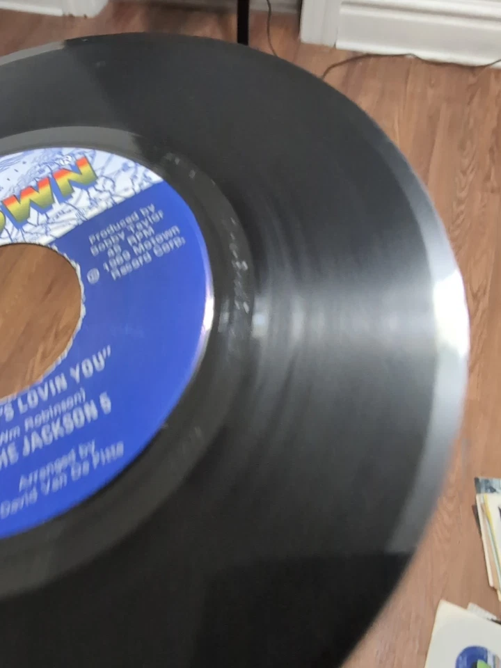 45 Record The Jackson 5 I Want You Back Who's Lovin You Michael Jackson VG - Image 4 of 4