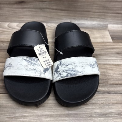 NWT VICTORIA'S SECRET PINK DOUBLE STRAP PILLOW SLIDES SMALL