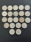 21 Lot Of  1930 - 1937 Buffalo Nickel 5C Coin All Visible Dates Nickels