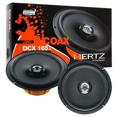 Hertz DCX165-3 Dieci 6.5'' 2-Way Coaxial Speakers Used 120/60W