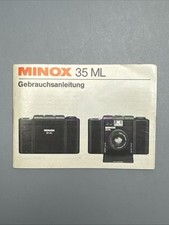 MINOX 35 ML Manuale Istruzioni #E2