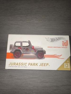 Hot Wheels id Jurassic Park Jeep Limited Run Collectible Series 1 NEW Sealed
