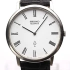 SEIKO Chariot 4130-9001 Vintage 1985 Quartz Men's Watch White Dial RomanIndex JP