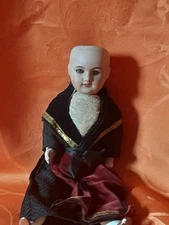 ancienne poupée tête porcelaine unis france 60