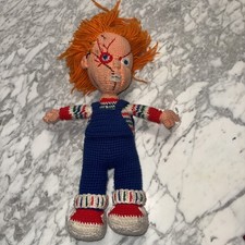 Handmade Crochet 17  Chuckie Doll, Dirty Face.
