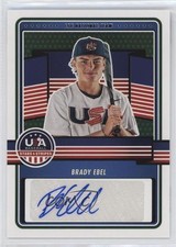 2023 Panini USA Baseball Stars & Stripes Brady Ebel #15U-BE Auto 8d2