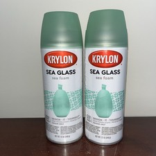 2X Krylon Sea Glass Spray Paint Sea Foam 12oz
