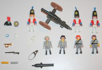 Playmobil - Ersatzteil - Soldat der Südstaatlergarde Kanone Zubehör