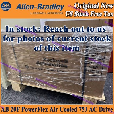 20F11FC037AA0NNNNN PLC-AB PowerFlex Air Cooled 753 AC Drive Free Shipping&Tax US