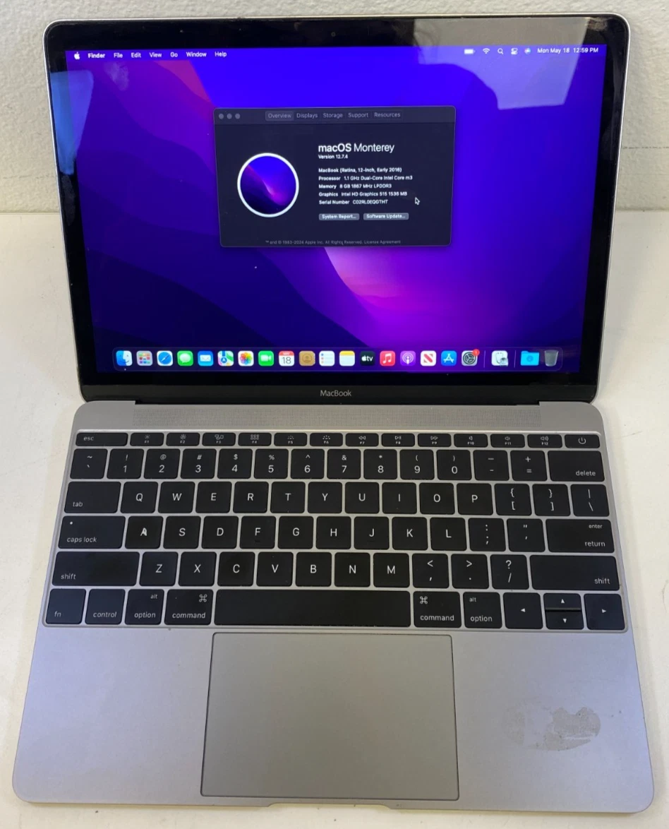 Apple MacBook 12 Inch 8GB Laptops for sale | eBay