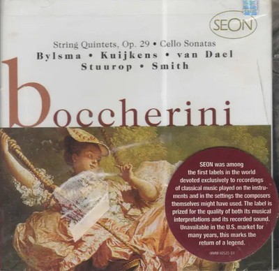 2xCD Boccherini String Quintets, Op. 29   Cello Sonatas Sony Classical