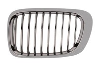 Blic 6502-07-0061993LP KüHlergrill Links FüR BMW 2003 Chrom Schwarz
